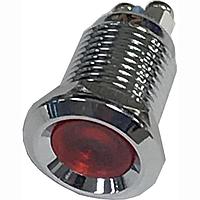 Mallory Sonalert FL1M-12CA-1-R24V Indicators LED RED 12MM NUT 24VAC/DC