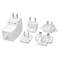 CUI Inc SMI12-5-VW-P7 Wall Mount AC Adapters ac-dc, 5 Vdc, 2 A, SW, multi-blade, N/E/B/A/C, P7 center pos, level VI, white