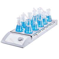 Medmay MS-H-P10 10-position Magnetic Stirrer (490W; 0-1100rpm)