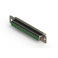 EDAC 628-M37-222-GN1 D-Sub Connectors - Standard Density Vertical Machined D-Sub Connector