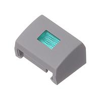 APEM 1H032 Cap Dl Button Grey/ Lens Green