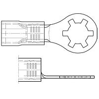 Molex 19077-0025 Ring STAR RING AVIKRIMP ( STEEL) (SRB-S-829-10