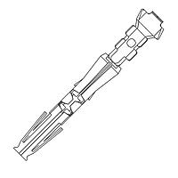 Eaton Souriau-Sunbank RC24W3K Contacts Crimp Socket Contact 24-26 AWG