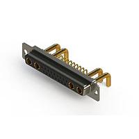 EDAC 630-21W4250-3T1 Mixed Contact D-Sub Connectors Right-angle Power Combo D-Sub Connector