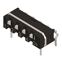 Diptronics SIP-06A-V DIP Switches Dip switch Single In Line