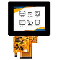 Riverdi RVT35HHTNWC00 TFT LCD Displays RGB, UxTouch, ILI2132 ,Air Bonding, uxTouch, Anti-UV ink,