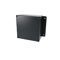 Bud Industries CU-4474-B Enclosures Econobox Diecast Aluminum Box with Mounting Bracket Black (4.8 X 2.3 X 4.8 In)