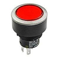 NKK Switches YB216CWCKW01-5D-JS STD SIZE PUSHBUTTON ILLMNTD/FLUSH MNT