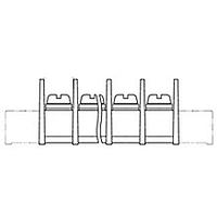 Molex 38937-0010 Barrier Terminal Strip without Mounting Ends 9.53MM BARR STRP W/O MOUNT ST SCREW 10C