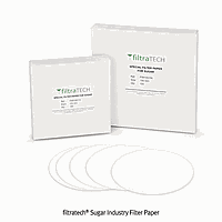 filtratech FL.FS91.A240 Filter Paper, Sugar Industry, Creped, Ø240 mm