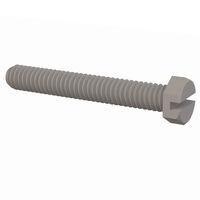 Essentra Components 010832X112 Hex Slotted Hex Slotted Screw, #8-32 Thread, 1 1/8 Lg