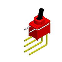 Dailywell 2UD1T1A01M7RES Toggle Switches SPDT ON-ON VT RT ANG
