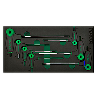 TOPTUL GVA0716 7PCS - L-Type Two Way Hex Key Wrench Set (7 pcs)