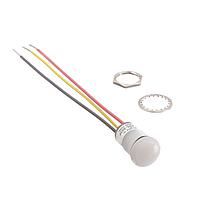 Dialight 657-1455-303F LED Panel Mount Indicators PMI FLAT R/Y 10-30VDC