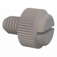 Essentra Components 50M060100T008 Slotted Thumb Slotted Thumb Screw, M6 X 1 Thread, 8mm Lg