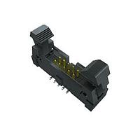 Samtec EHF-108-01-F-D-SM-K Shrouded .050" Shrouded IDC Header with Ejectors