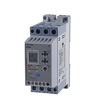 Carlo Gavazzi RSGD4025F0VD200 Motor Drives 3 phase soft starter for induction motors, Operating voltage (Ue): 220 - 400 Vac , Rated current (Ie): 25 Aac, Control voltage (Uc): 24 Vac/dc , DIN rail, Supply voltage (Us): Internal, 2-phase control, 2 relay outputs
