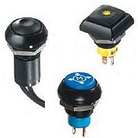 APEM IPC5SAD2 Sealed SWITCH PB MOM SEALED IP67 BLACK