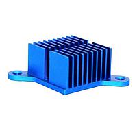 Advanced Thermal Solutions ATS-FPX025025010-43-C2-R0 Component pushPIN Heat Sink, Blue-Anodized, 25x25x10mm