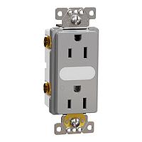 Square D SQR57101GY Sockets TR 15A LIGHTED RECEPTACLE RESI GY