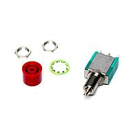 Electroswitch PB-12633ZQ Standard Switches ON-NONE-(ON) RED