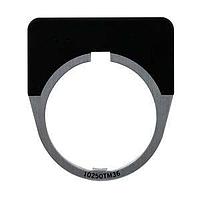 Eaton 10250TM36 Legend Plate, Blank LGD PLT 1/2RND BK BLANK