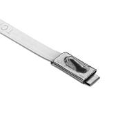 HellermannTyton MBT27S Cable Ties Stainless Steel Tie, 27" Long, 202lb Tensile Strength, SS316, Metal, 100/pkg