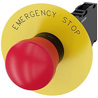 SIEMENS A6X30141935 Push-Pull EM. STOP MUSHROOM PUSHBUTTON. 40MM. RED