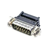 Amphenol Commercial Products L17DAFRCA15P Plug IDC MALE 15P FLAT RIBBON CABLE