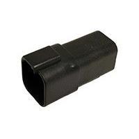DEUTSCH - TE Connectivity DT04-6P-E004 6-Way 6P DT RECP ASM, BLACK