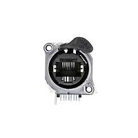 NEUTRIK NE8FAH-LR-DAE Industrial Receptacle etherCON CAT5 A series PCBH halo light ring disassembled compound push