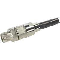 HARTING 21038211511 Headers & Wire Housings M12 A-code 4/5pin male shielded, crimp, slim design, straight, w/ crimp flange set 21010100017 (oe5.3mm)