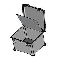 Serpac 7300T Panel, Top TOP MOUNTING ALUMUMINUM PANEL