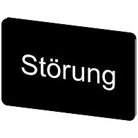 SIEMENS 3SU19000AD160AQ0 Labeling Plate, Stoerung INSCR. LABEL, BLK 17.5 X 27MM, STOERUNG