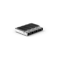 AMP Connectors - TE Connectivity 2170745-5 Cage Assemblies CAGE ASSY 1X4 QSFP28 SPRING HS