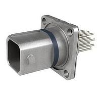 Radiall QFP5RN1N22PYBN Receptacles QUICKFUSIO+ RECEPTACLE BOX MOUNT WITH PIN NON-ENVIRONMENTAL 22#23 INSERT WITH GOLD FINISH STRAIGHT PC TAIL CONTACTS