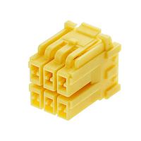 Molex 212209-2063 Receptacle Housing CP3.3 Rcp Hsg 3.30mm DR PsLck GW 6Ckt Ylw