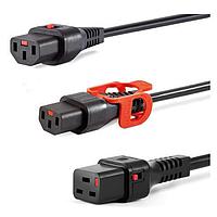 Schaffner IL13-JP1-IS-HVCTF-3125-200 AC Power Cords IEC C13 Female plug, straight, lock - Japanese plug JIS C8303 with insulated sleeves- HVCTF, 200 cm, Black, 3x1.25 mm