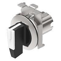 EAO 45-2844.4D90.006 Switch Actuators Selector switch actuator 2 positions white flush mounting 0-mom 45? long lever front metal