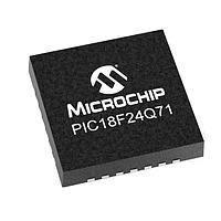 Microchip Technology PIC18F24Q71T-I/STX MCUs 16KB Flash, 1KB RAM, 2x OPA, 12-bit differential ADCC with computation, 8/10-bit DACs, 2 AC, APM, Virtual Port, PWM, CCP, CWG, HLT, WWDT, SCAN/CRC, ZCD, PPS, USART, SPI/I2C, IDLE/DOZE/PMD