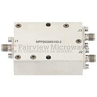 Fairview MPP2K06K0100-2 2 Way High Power Broadband Combiner SMA Connectors From 2 GHz to 6 GHz Rated at 100 Watts