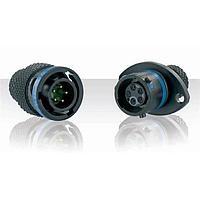 Eaton Souriau-Sunbank 8LTA605Z06SN Plugs 6P Bayonet Socket Plug EMI Ring Size 5