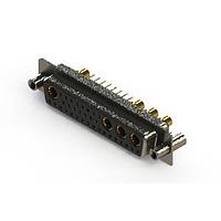 EDAC 628-36W4624-4TC Mixed Contact D-Sub Connectors Vertical Combo Dsub