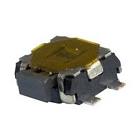 Same Sky (formerly CUI Devices) TS23-46-06-BK-260-SMT-TR Tactile Switches 3.5 x 3 mm, 0.6 mm Actuator Height, 260 gf, Surface Mount, SPST, Black