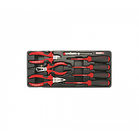 TOPTUL GAAT0810 8PCS - VDE Insulated Pliers & Screwdriver Set