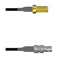Amphenol Custom Cable Q-7100Q0003009i RF Cable Assemblies SMA-SJ/HDBNC-SJ G174 9I
