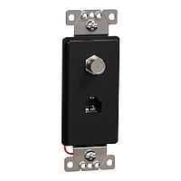 Square D SQR87CT1BK Connectors CATV/TEL F/RJ11 4P4C STRAP BK