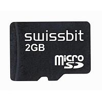 Swissbit SFSD2048N1AS1TO-E-QG-221-STD MicroSD Cards Industrial microSD Card, S-600u, 2 GB, SLC Flash, -25C to +85C
