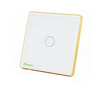 HUNONIC HNLUX01VT BLE Luxury Touch Switch 1 Square Button (White)