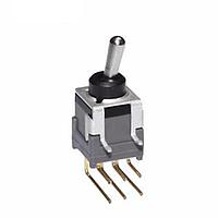 NKK Switches B29JH Toggle Switches ON-OFF(ON) .248 BAT RIGHT ANGLE PC .4VA